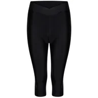 Spodnie sportowe damskie - Legginsy damskie 3/4 Dare 2b Worldly Capri Rozmiar: XS / Kolor: czarny/niebieski - miniaturka - grafika 1