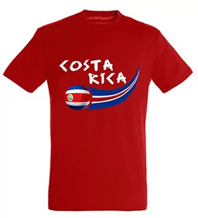 Koszulki dla chłopców - Supportershop supportershop 6 Shirt COSTA RICA 6 chłopcy, czerwony, FR: M (rozmiar producenta: 6 lat) 5060542522564 - grafika 1
