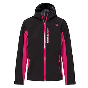 IZAS IZAS Męska kurtka outdoorowa Katyn Czarny / Fuxia XL Izas_8434076322001 - Kurtki męskie - miniaturka - grafika 1