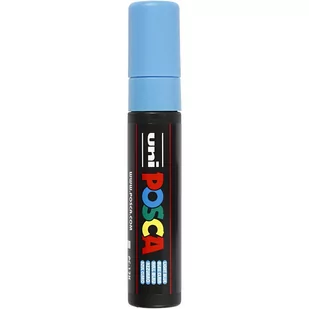 uni-ball Uni-Ball 186301  marker Uni Posca końcówka z ekstra szerokie prostokąt, jasnoniebieski PX364190000 - Kredki, ołówki, pastele i pisaki - miniaturka - grafika 1