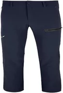 Spodenki męskie - Salewa Terminal Durastretch męskie spodnie, granatowe marynarki/0910, S, Navy Blazer/0910, S - miniaturka - grafika 1
