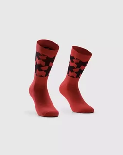 Skarpetki kolarskie - ASSOS ASSOS Skarpetki rowerowe MONOGRAM SOCKS EVO viganccia red - grafika 1