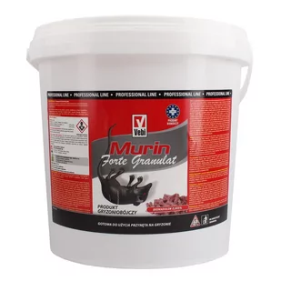Murin Forte Granulat Bromadiolon 5 Kg Szczury, Myszy - Zwalczanie i odstraszanie szkodników - miniaturka - grafika 1