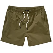 Kąpielówki męskie - Szorty kąpielowe Brandit Swimshort Basic - Oliwkowe L [L] - miniaturka - grafika 1