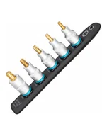 Akcesoria do elektronarzędzi - Hazet SmartRail 1/2 socket set TORX, 5 pieces (Kolor: CZARNY, T30 - T55, short) - miniaturka - grafika 1