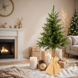 Choinka sztuczna PE Jak Prawdziwa Świerk 150 cm na pniu - Choinki - miniaturka - grafika 1