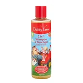 Kosmetyki kąpielowe dla dzieci - Childs Farm Szampon i żel pod prysznic dla dzieci 2 w 1 250 ml | bio słodka pomarańcza | delikatnie czyści | nadaje się do skóry suchej, wrażliwej i skłonnej do atopowego zapalenia skóry - miniaturka - grafika 1