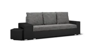 Sofy i kanapy - Kanapa sofa 3 os z funkcją spania sprężyny bonell HUBERT2 szaro/czarna - miniaturka - grafika 1