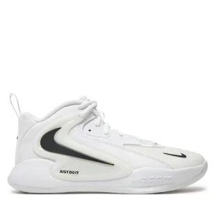 Buty halowe Nike Zoom Hyperset 2 FQ7070 101 Biały - Buty sportowe damskie - miniaturka - grafika 1