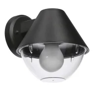 Lampy ogrodowe - Czarny industrialny kinkiet zewnętrzny - 3X D166 D9-D36 - miniaturka - grafika 1