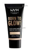 Podkłady do twarzy - NYX Professional Makeup - BORN TO GLOW - NATURALLY RADIANT FOUNDATION - Rozświetlający podkład do twarzy - NATURAL - miniaturka - grafika 1