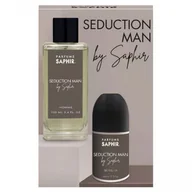 Wody i perfumy damskie - SET SAPHIR Seduction EDP spray 100ml + ROLL-ON 50ml - miniaturka - grafika 1