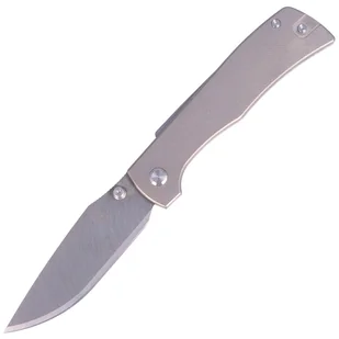 Nóż składany Sandrin Knives Monza Titanium, Raw Finish (SK-SK5) - Noże - miniaturka - grafika 1