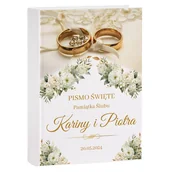 Religia i religioznawstwo - Biblia XXL. Pismo Święte Stary i Nowy Testament. Twój nadruk wzory na ślub - miniaturka - grafika 1