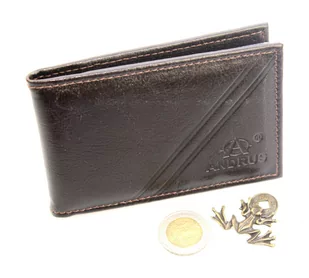 Etui Na Karty Dokumenty ANDRUS (PL) Wizytownik Skóra Naturalna RFID 11x7,5 cm - Etui na dokumenty i karty - miniaturka - grafika 3