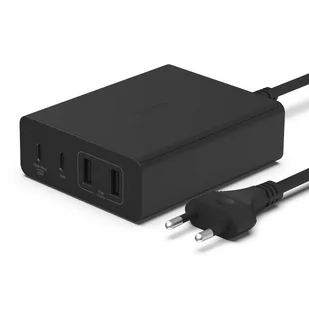 BELKIN ŁADOWARKA 108W 4-PORTY USB GAN DESKTOP BLK - Ładowarki do telefonów - miniaturka - grafika 2