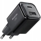 Ładowarki do telefonów - INNOSTYLE SZYBKA ŁADOWARKA KOSTKA USB-C 35W USB TYP C GAN II DO SAMSUNG LED - miniaturka - grafika 1