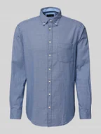 Koszule męskie - Koszula casualowa z kołnierzykiem typu button down - miniaturka - grafika 1