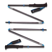 Kije trekkingowe - Lekkie kije trekkingowe i do biegania Black Diamond Distance FLZ pewter - 125-140 cm - miniaturka - grafika 1