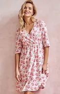 Piżamy damskie - Damska koszula nocna w jednorożce 3141, Kolor biało-różowy, Rozmiar M, Taro - Primodo.com - miniaturka - grafika 1
