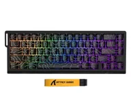 Klawiatury - Attack Shark X68PRO HE Wireless Rapid Trigger 8kHz/128kHz Poron czarna - miniaturka - grafika 1