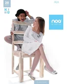 Rajstopy dziecięce - Noq by Knittex Dziecięce rajstopy Ala 20 den naturel, 140-146 - miniaturka - grafika 1