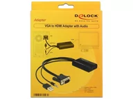 Adaptery i przejściówki - Adapter Vga(m)+zasilanie Usb+minijack 3.5MM(M)- - miniaturka - grafika 1