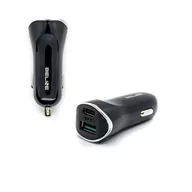 Ładowarki samochodowe - Ład. sam. Beline 1xUSB i 1xUSB-C 5A 30W czarny/black (only head) - miniaturka - grafika 1