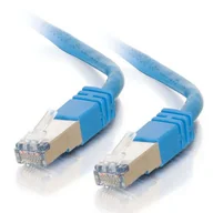 Kable miedziane - LOGON SSTP Cat6a kabel sieciowy Niebieski 2 m - miniaturka - grafika 1