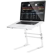 Inne akcesoria dla DJ - Reloop Stojak na laptopa LTD wytrzymały i stabilny stojak na laptopa do cyfrowych -DJs, muzyków i producentów, rozmiary do 17 cali, biały 223635 223635 - miniaturka - grafika 1