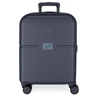 Walizki - Pepe Jeans Accent Walizka kabiny Niebieski 40x55x20 cms Twarde mocowanie ABS Zamknięcie TSA Wbudowany 37L 2,74 kg 4 koła Bagaż ręczny, niebieski, Maleta, Walizka kabinowa - miniaturka - grafika 1