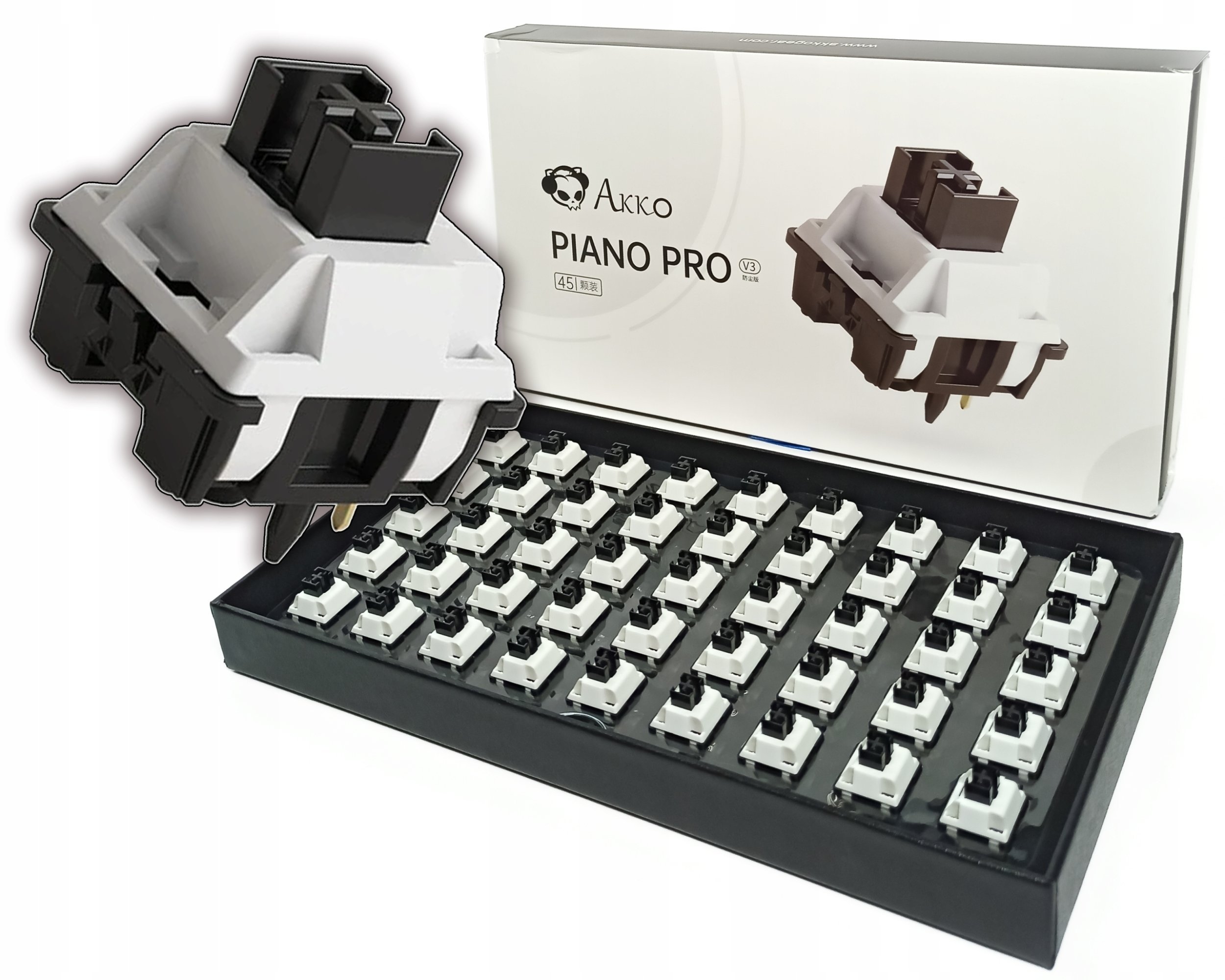 Akko Klawiatura mechaniczna Switche AKKO Piano Pro Lubed Switch