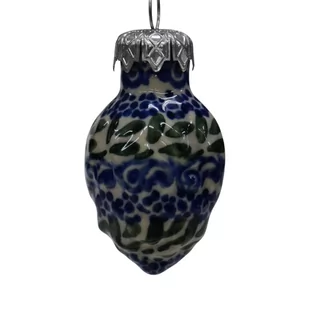 Ceramiczna bombka szyszka Ceramika Bolesławiec - Bombki Ceramiczna bombka szyszka Ceramika Bolesławiec - Bombki - miniaturka - grafika 1