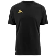 Koszulki męskie - Kappa Gabou Player T-shirt czarny męski T-shirt dla graczy Gabou czarny męski - miniaturka - grafika 1