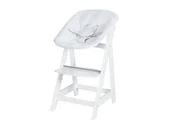 Krzesełka do karmienia - Roba Krzesełko do karmienia 2w1 "Born Up Zickzack" (Biały) - miniaturka - grafika 1