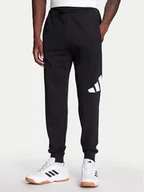 Spodnie sportowe męskie - adidas Spodnie dresowe Essentials Big Logo IN6163 Czarny Regular Fit - miniaturka - grafika 1