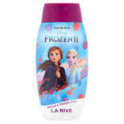 Kosmetyki kąpielowe dla dzieci - La Rive Disney Frozen 2w1 żel pod prysznic i szampon do włosów 2w1, 250 ml - miniaturka - grafika 1