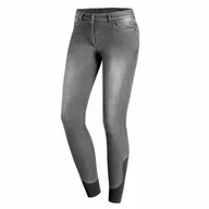 Bryczesy - Schockemohle Bryczesy damskie LYRA Jeans - graphite - miniaturka - grafika 1
