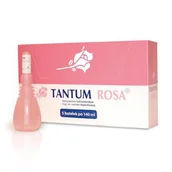 Układ moczowy i płciowy - ANGELINI Tantum rosa roztwór dopochwowy x 5 butelek po 140 ml - miniaturka - grafika 1