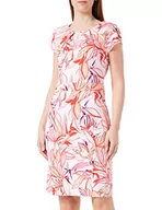 Sukienki - Gerry Weber Sukienka damska 180025-31549, fioletowa/różowa/czerwona/pomarańczowa, nadruk: 42, liliowy/różowy/czerwony/pomarańczowy nadruk, 42 - miniaturka - grafika 1