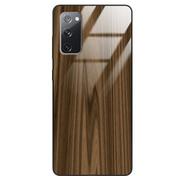 Etui i futerały do telefonów - Etui drewniane Samsung Galaxy S20 Fe Premium Wood Brown Forestzone Glass - miniaturka - grafika 1