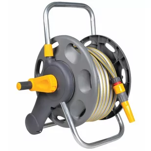 Hozelock 60 m 2-in-1 Wąż pudełko z 50 m, szary/żółty, 35 x 46 x 55.8 cm, 2477r0000 - Węże ogrodowe i zraszacze - miniaturka - grafika 1