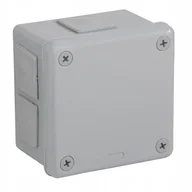 Puszki elektryczne i akcesoria - Pawbol Puszka-n-t-98x98x65mm-IP55-6-wl-dłgumPopiel 043-03 - miniaturka - grafika 1