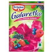 Dodatki do ciast w proszku - Dr. Oetker Galaretka o smaku owoców leśnych 72 g - miniaturka - grafika 1