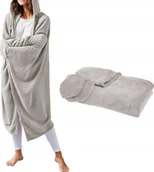 Koce - TODAY Koc z rękawami i kapturem, Essential, uniwersalny rozmiar, 115 x 165 cm - miniaturka - grafika 1