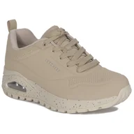 Sneakersy damskie - Skechers Sneakersy Damskie Taupe-38 - miniaturka - grafika 1