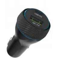 Ładowarki samochodowe - Adam Elements Omnia C1+ - ładowarka samochodowa USB-C/USB-A 45W czarna - Gwarancja bezpieczeństwa. Proste raty. Bezpłatna wysyłka od 170 zł. - miniaturka - grafika 1