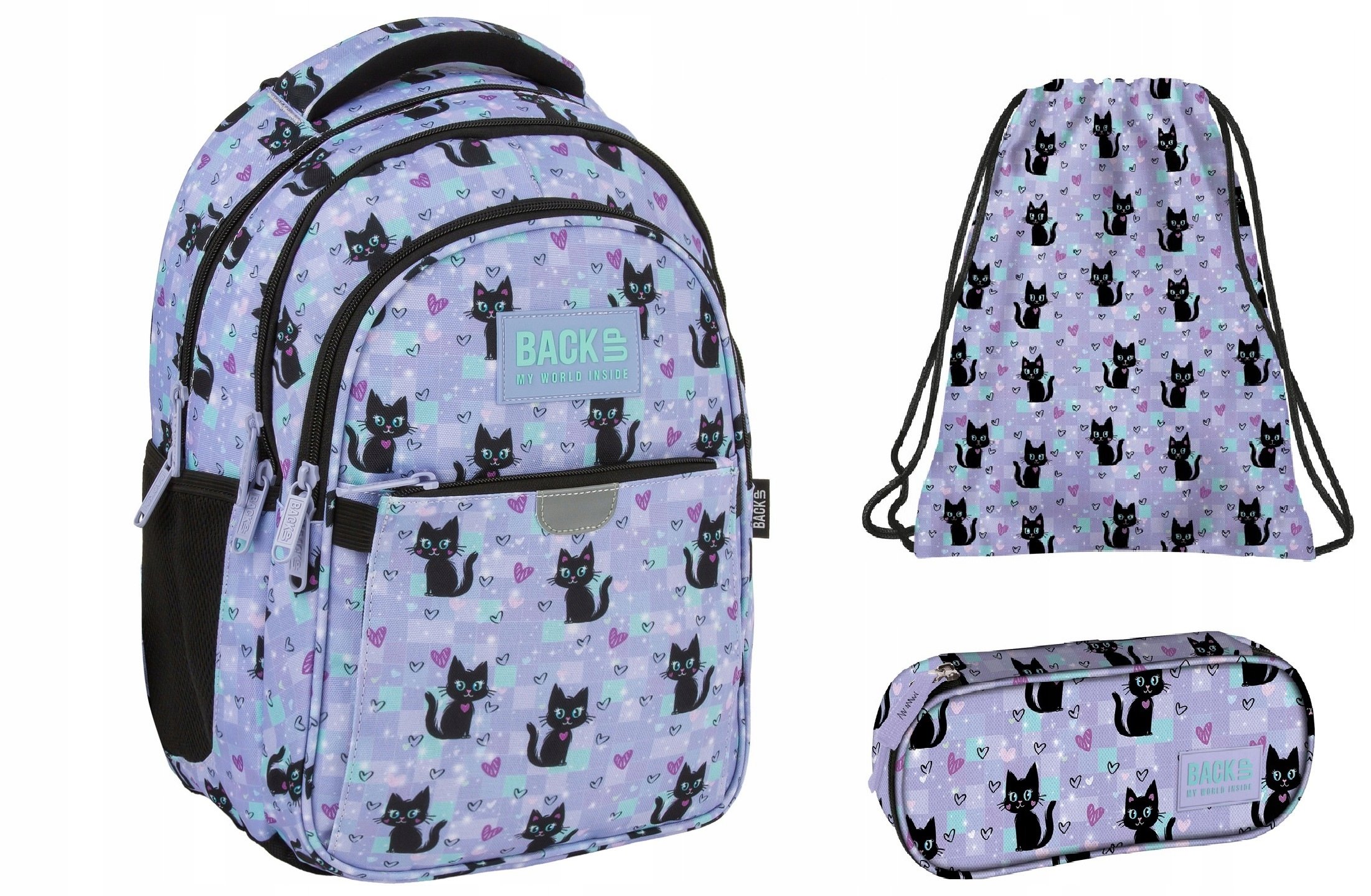 Plecak BackUp 7 - Magic cats (PLB7P16)