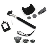 Selfie stick - XREC XREC Zestaw XREC Selfie 3w1 Monopod/Uchwyt/3x Obiektywy - miniaturka - grafika 1