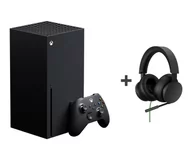 Konsole Xbox - Microsoft Xbox Series X 1TB Czarny + słuchawki Stereo Headset przewodowe - miniaturka - grafika 1
